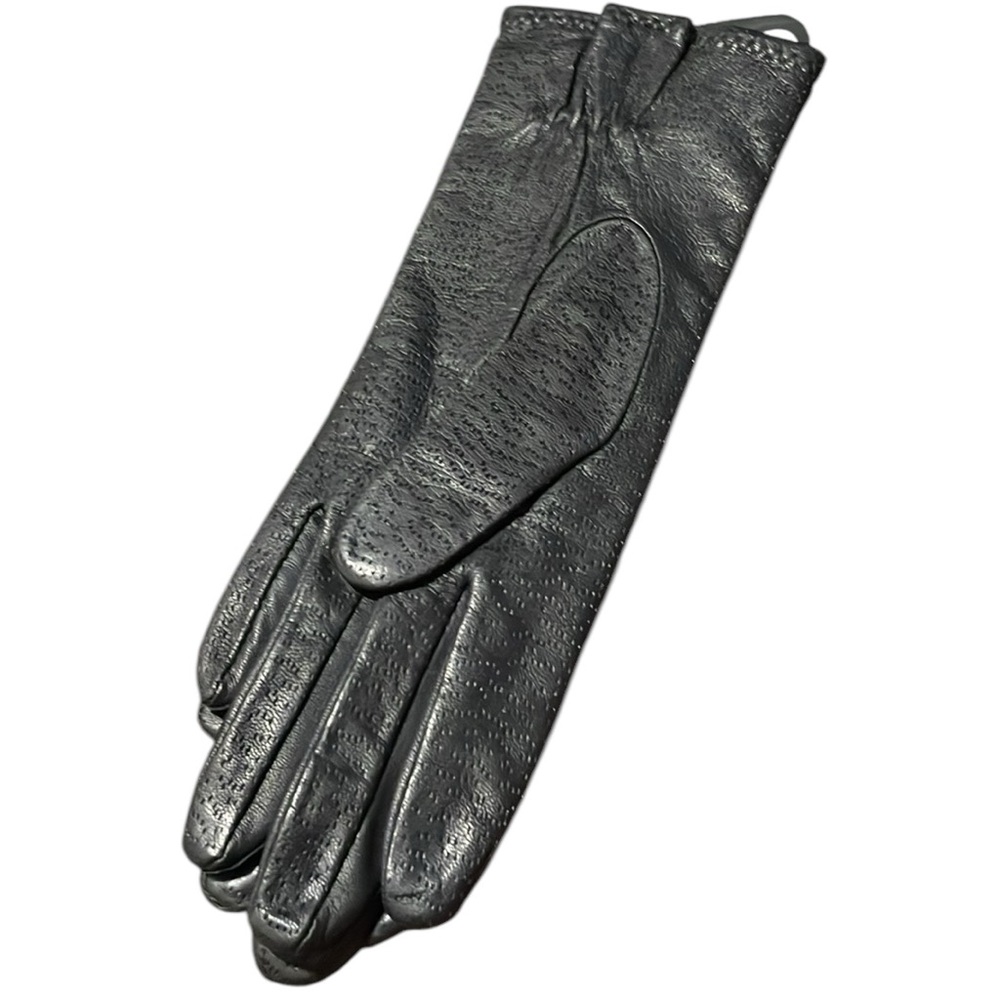 Vintage Black‎ Leather Gloves
